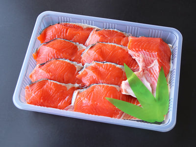 【新物】北海道産紅鮭（春紅鮭）半身切身10枚（約700ｇ）