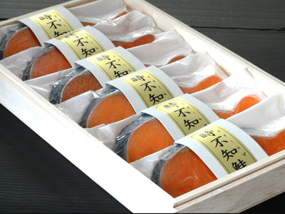 特選鮭木箱詰め 時知らず/6枚【送料込】